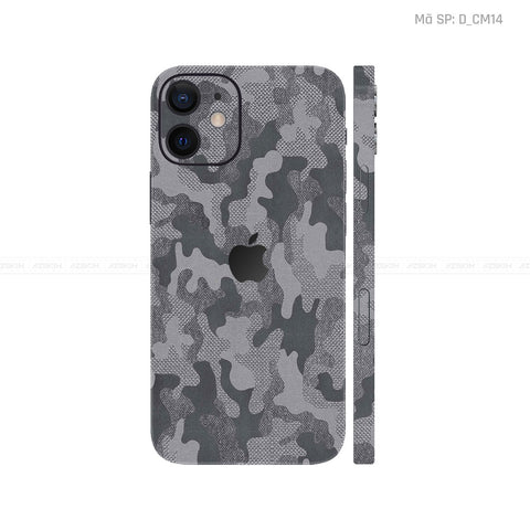 Dán Skin IPhone 12 Series Hình Camo | D_CM14