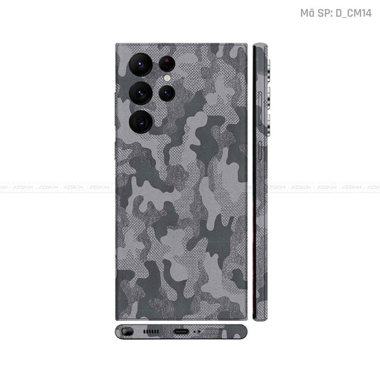 Dán Skin Galaxy S22 Series Hình Camo | D_CM14