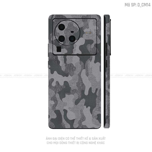 Dán Skin Vivo X Series Hình Camo | D_CM14