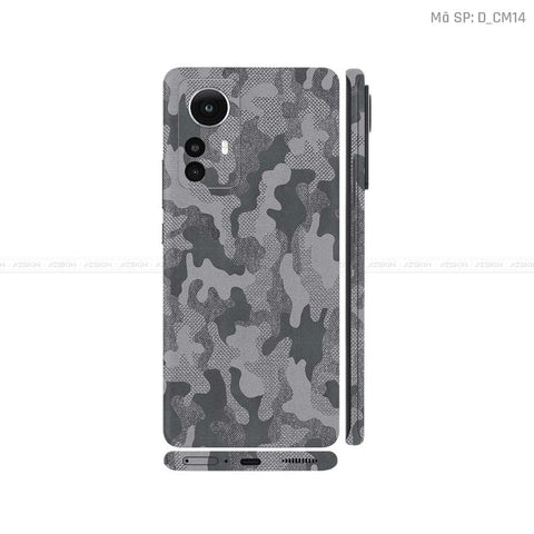 Dán Skin Xiaomi 12 Series Hình Camo | D_CM14