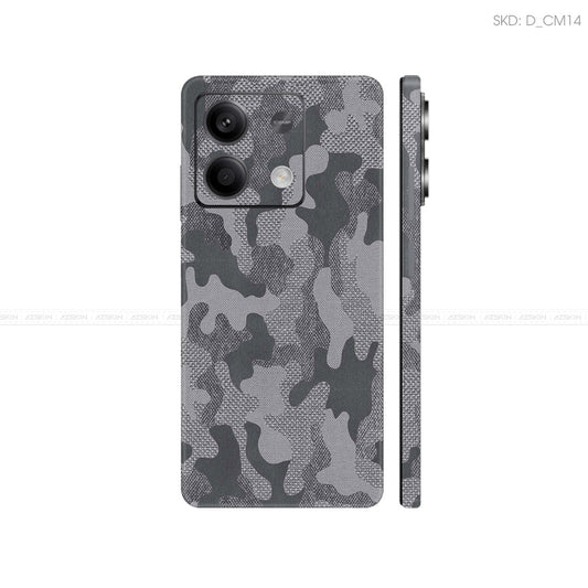 Dán Skin Điện Thoại Xiaomi Redmi 13 Series Hình Camo | D_CM14