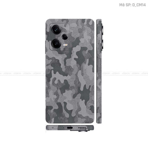 Dán Skin Xiaomi Redmi Note 12 Series Hình Camo | D_CM14