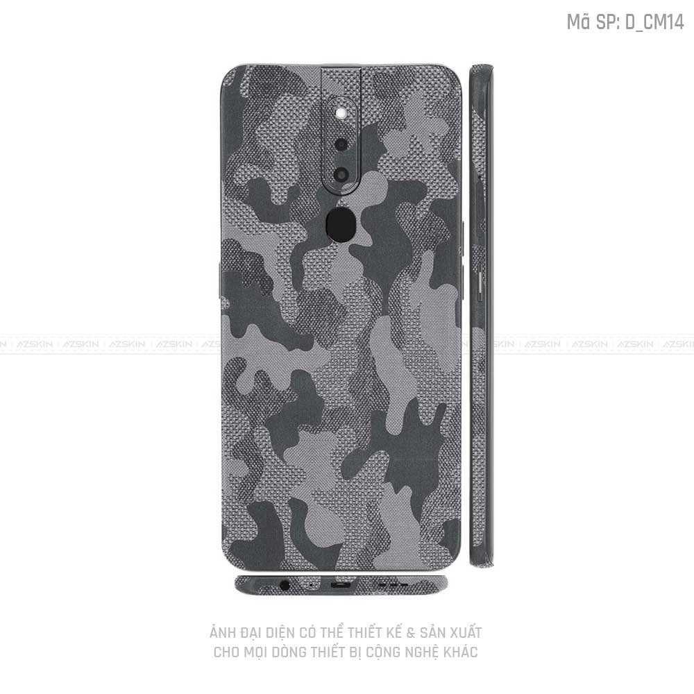 Miếng Dán Skin Điện Thoại OPPO F Series Hình Camo | D_CM14