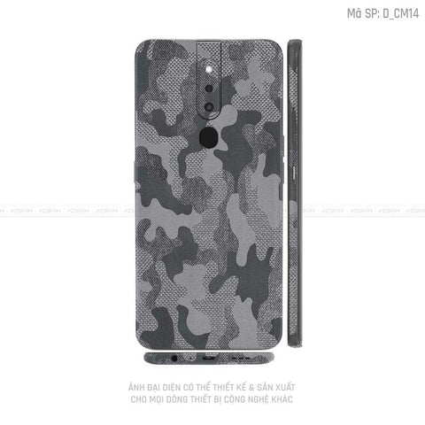 Miếng Dán Skin Điện Thoại OPPO F Series Hình Camo | D_CM14