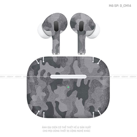 Dán Skin Tai Nghe Airpod Pro/ Pro 2 Hình Camo | D_CM15