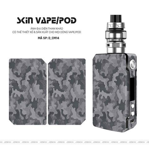 Dán Skin Vape Hình Camo | D_CM14