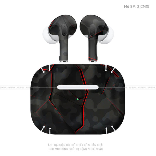 Dán Skin Tai Nghe Airpod 3 Hình Camo | D_CM15
