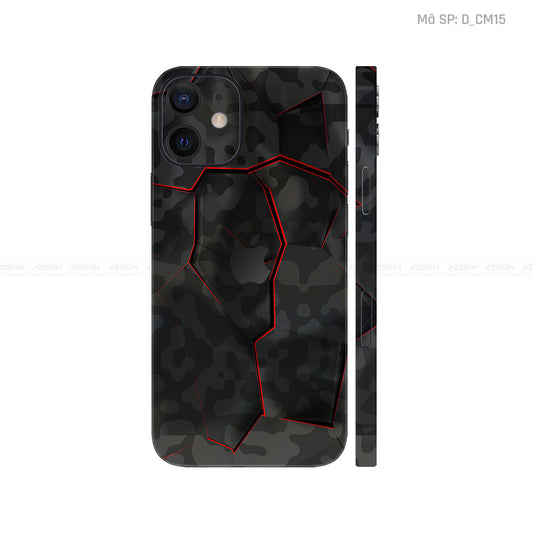 Dán Skin IPhone 12 Series Hình Camo | D_CM15