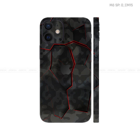 Dán Skin IPhone 12 Series Hình Camo | D_CM15