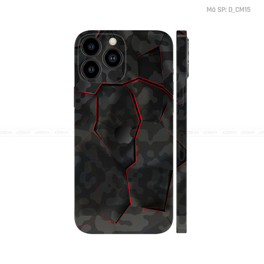 Dán Skin IPhone 12 Series Hình Camo | D_CM15