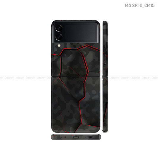Dán Skin Galaxy Zflip3 Hình Camo | D_CM15