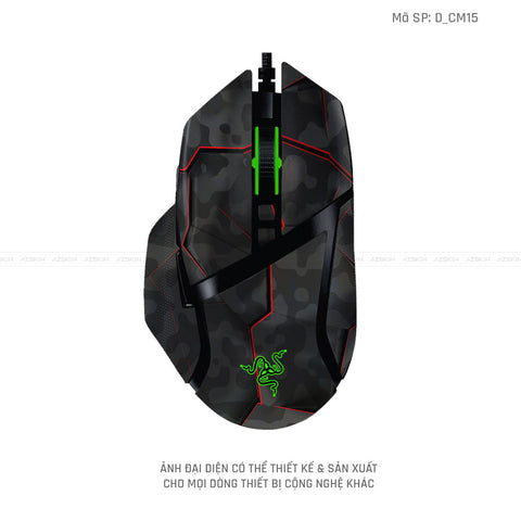 Skin Dán Chuột Razer Hình Camo | D_CM15