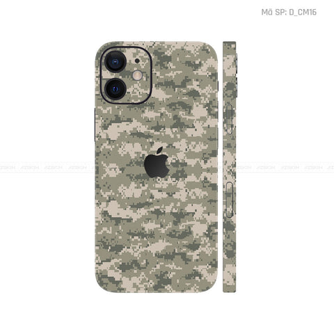 Dán Skin IPhone 12 Series Hình Camo | D_CM16