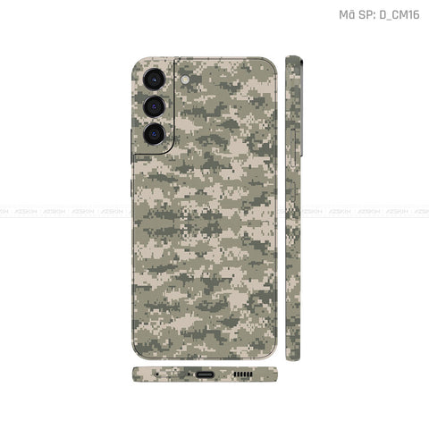 Dán Skin Galaxy S22 Series Hình Camo | D_CM16