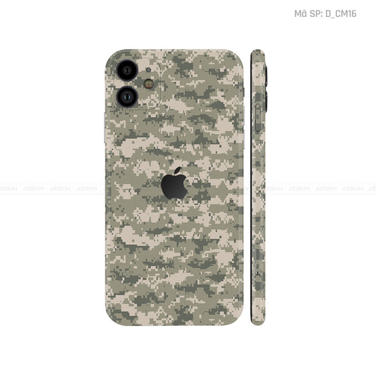 Skin IPhone 11 Series Hình Camo | D_CM16
