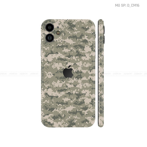 Skin IPhone 11 Series Hình Camo | D_CM16
