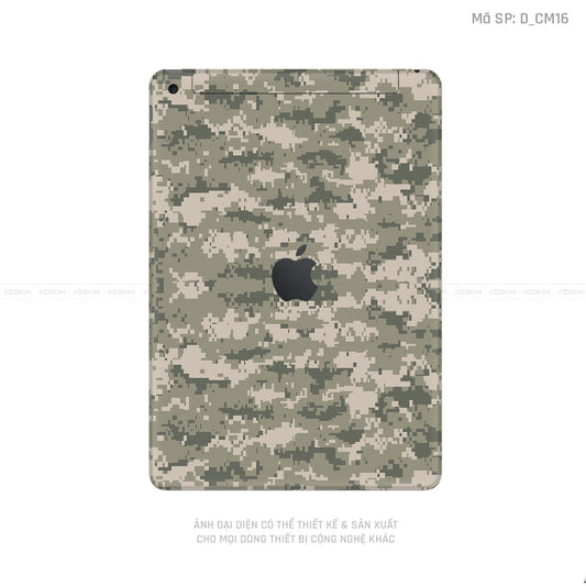 Dán Skin IPad Gen Series Họa Tiết Camo | D_CM16