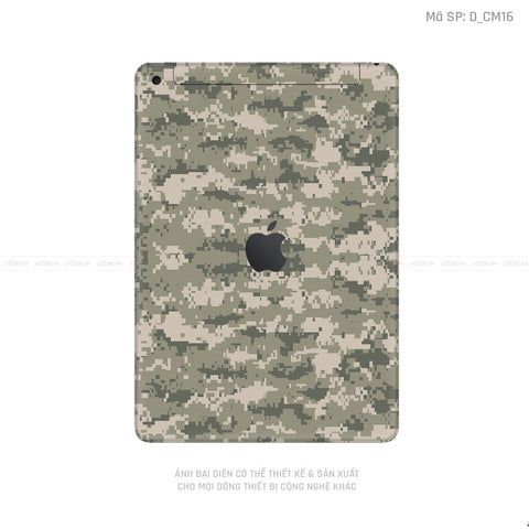 Dán Skin IPad Gen Series Họa Tiết Camo | D_CM16