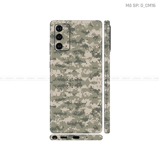 Dán Skin Galaxy Note 20 Series Hình Camo | D_CM16