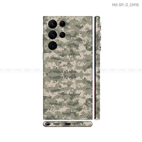 Dán Skin Galaxy S22 Series Hình Camo | D_CM16