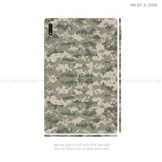 Dán Skin Galaxy Tab S8 Series Hình Camo | D_CM16