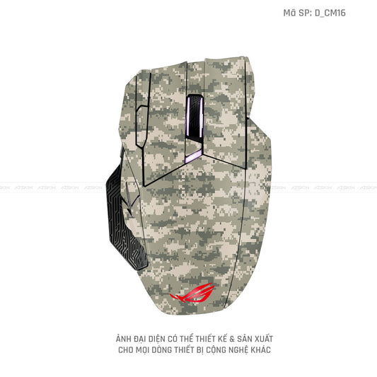 Skin Dán Chuột Asus Hình Camo | D_CM16