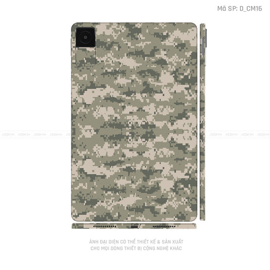 Dán Skin Máy Tính Bảng Xiaomi Mipad Hình Camo | D_CM16