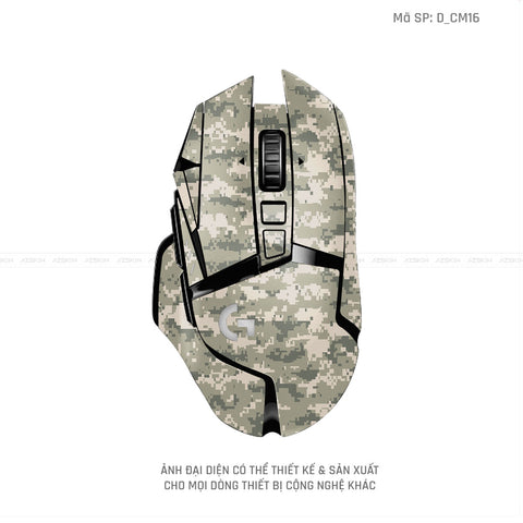 Skin Dán Chuột Logitech Hình Camo | D_CM16