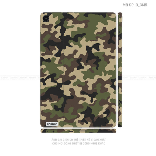Dán Skin Máy Tính Bảng Lenovo Pad Series Hình Camo | D_CM05