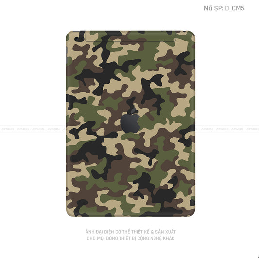 Dán Skin IPad Gen Series Họa Tiết Camo | D_CM05