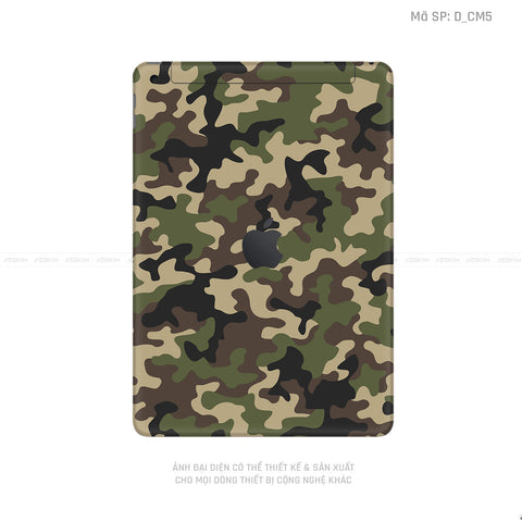 Dán Skin IPad Gen Series Họa Tiết Camo | D_CM05
