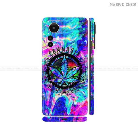 Dán Skin Xiaomi 12 Series Hình Canabis | D_CNB01