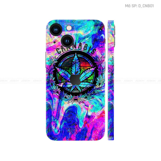 Dán Skin IPhone 14 Series Hình Canabis | D_CNB01