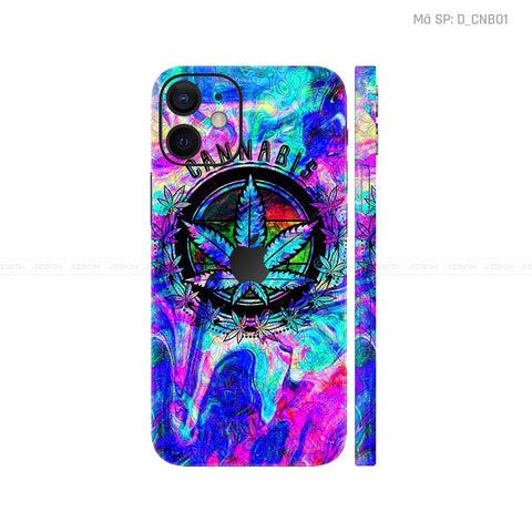 Dán Skin IPhone 12 Series Hình Canabis | D_CNB01