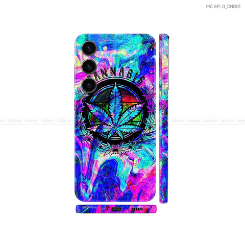 Dán Skin Samsung Galaxy S25 Series Chủ Đề Canabis | D_CNB01