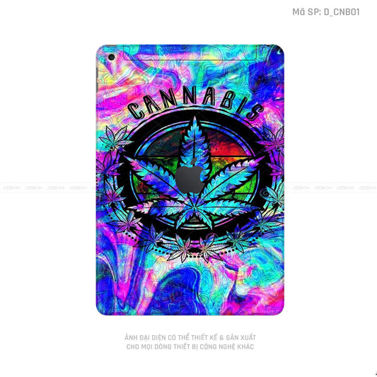Dán Skin IPad Gen Series Hình Canabis | D_CNB01
