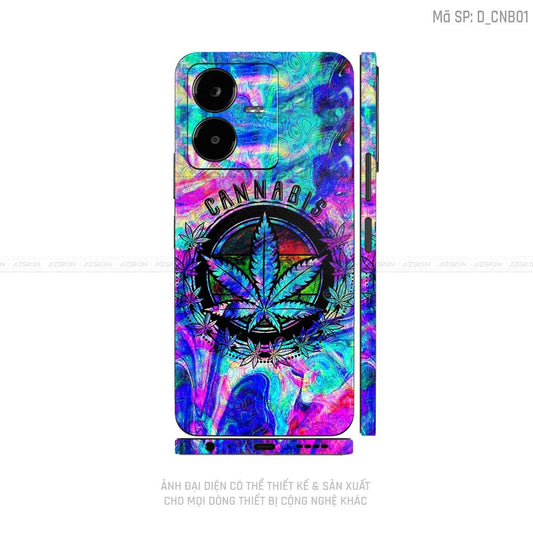 Dán Skin Vivo Y Series Hình Canabis | D_CNB01