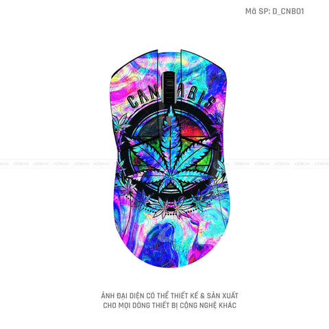 Skin Dán Chuột Dareu Hình Canabis | D_CNB01
