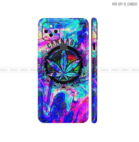 Dán Skin Google Pixel 5 Hình Canabis | D_CNB01