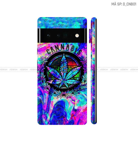 Dán Skin Google Pixel 6 Series Hình Canabis | D_CNB01