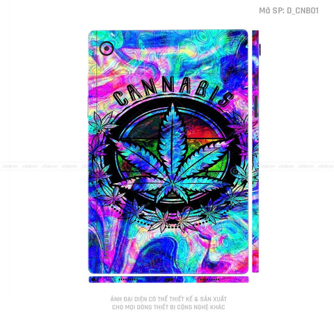 Dán Skin Galaxy Tab A Series Hình Canabis | D_CNB01