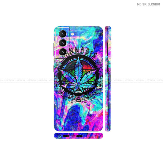 Dán Skin Galaxy S21 Series Hình Canabis | D_CNB01