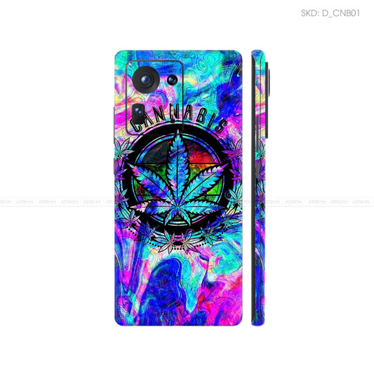 Dán Skin Điện Thoại Xiaomi Mi Mix Series Hình Canabis | D_CNB01
