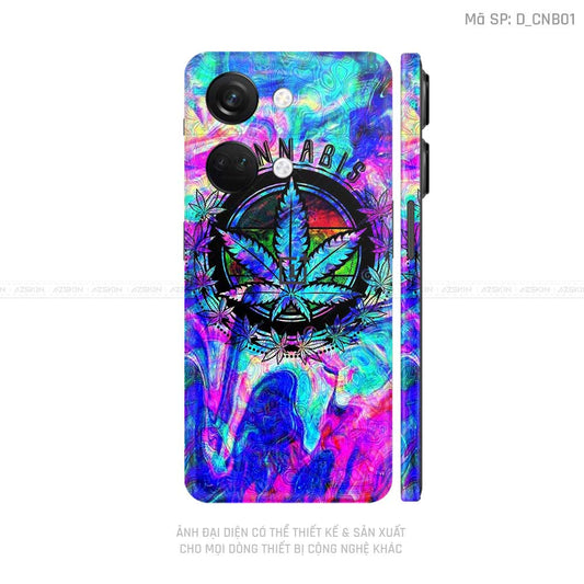 Dán Skin Oneplus Nord Series Hình Canabis | D_CNB01