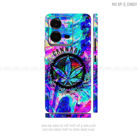 Dán Skin Vivo V Series Hình Canabis | D_CNB01