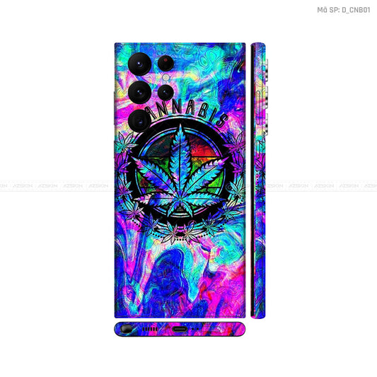 Dán Skin Galaxy S22 Series Hình Canabis | D_CNB01
