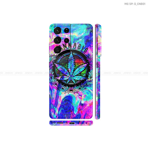 Dán Skin Galaxy S21 Series Hình Canabis | D_CNB01