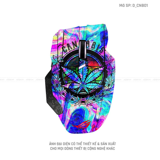 Skin Dán Chuột Asus Hình Canabis | D_CNB01