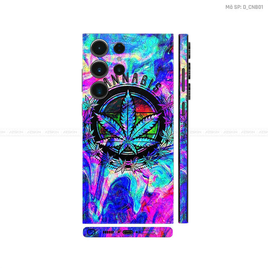 Dán Skin Galaxy S23 Series Hình Canabis | D_CNB01