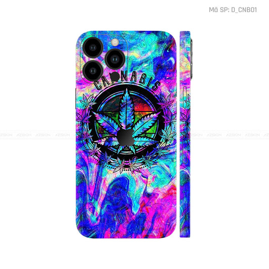 Dán Skin IPhone 13 Series Hình Canabis | D_CNB01